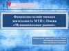 Финансово-хозяйственная деятельность МУП г. Омска «Муниципальные рынки»