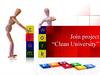 Join project «Clean University»