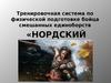 Тренировочная система по физической подготовке бойца смешанных единоборств «нордский воин»
