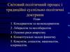 Світовий політичний процес і традиційні суспільно-політичні доктрини