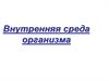 Внутренняя среда организма