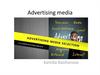 Advertising media