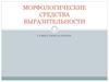Морфологические средства выразительности. Существительное