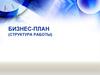 Бизнес план - (структура работы)