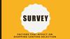 Survey. Factors that affecton shopping centers selection