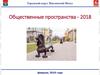 Общественные пространства - 2018