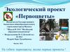 Экологический проект «Первоцветы»