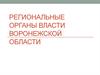Региональные органы власти Воронежской области
