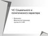 Чрезвычайные ситуации социального и политического характера
