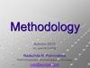 Methodology. Research methods