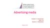 Advertising media