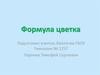 Формула цветка