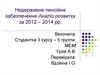 Недержавне пенсійне забезпечення. Аналіз розвитку за 2012 – 2014 роки