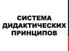 Система дидактических принципов
