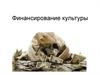 Финансирование культуры