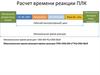 Расчет времени реакции ПЛК (программируемый логический контроллер)