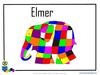 Elmer and herd of elephants