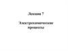 Электрохимические процессы