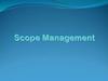 Scope Management