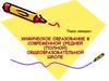 Химическое образование в современной средней (полной) общеобразовательной школе