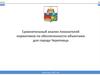 Сравнительный анализ показателей нормативов по обеспеченности объектами для города Череповца