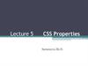 CSS Properties. The position property