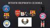 Итоги первого сезона по футболу. UEFA