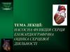 Насосна функція серця. Ехокардіографічна оцінка серцевої діяльності