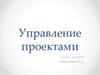 Управление проектами