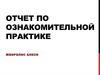 Отчет по ознакомительной практике