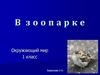 В зоопарке