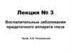Воспалительные заболевания придаточного аппарата глаза