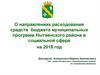 О направлениях расходования средств бюджета муниципальных программ Нытвенского района в социальной сфере на 2018 год