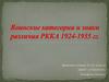 Воинские категории и знаки различия РККА 1924-1935 годов