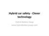 Hybrid car safety - Clever technology