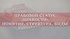 Правовой статус личности: понятие, структура, виды