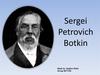 Sergei Petrovich Botkin