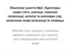 Підготовка назви статті, анотації, графічної презентації, нотаток та ключових слів, написання назви