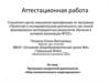 Аттестационная работа. Программа внеурочной деятельности «Мир математического моделирования»