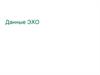 Данные ЭХО