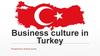 Business culture in Turkey