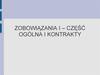 Zobowiązania i – część ogólna i kontrakty