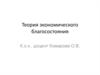 Теория экономического благосостояния