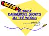 10 most dangerous sports in the world