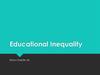 Educational Inequality