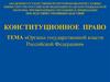 Органы государственной власти Российской Федерации