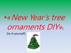 New year’s tree ornaments