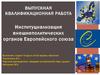 Институциализация внешнеполитических органов Европейского союза