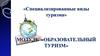 Основные этапы развития образовательного туризма. Понятийный аппарат и виды образовательного туризма