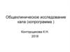 Общеклиническое исследование кала (копрограмма)